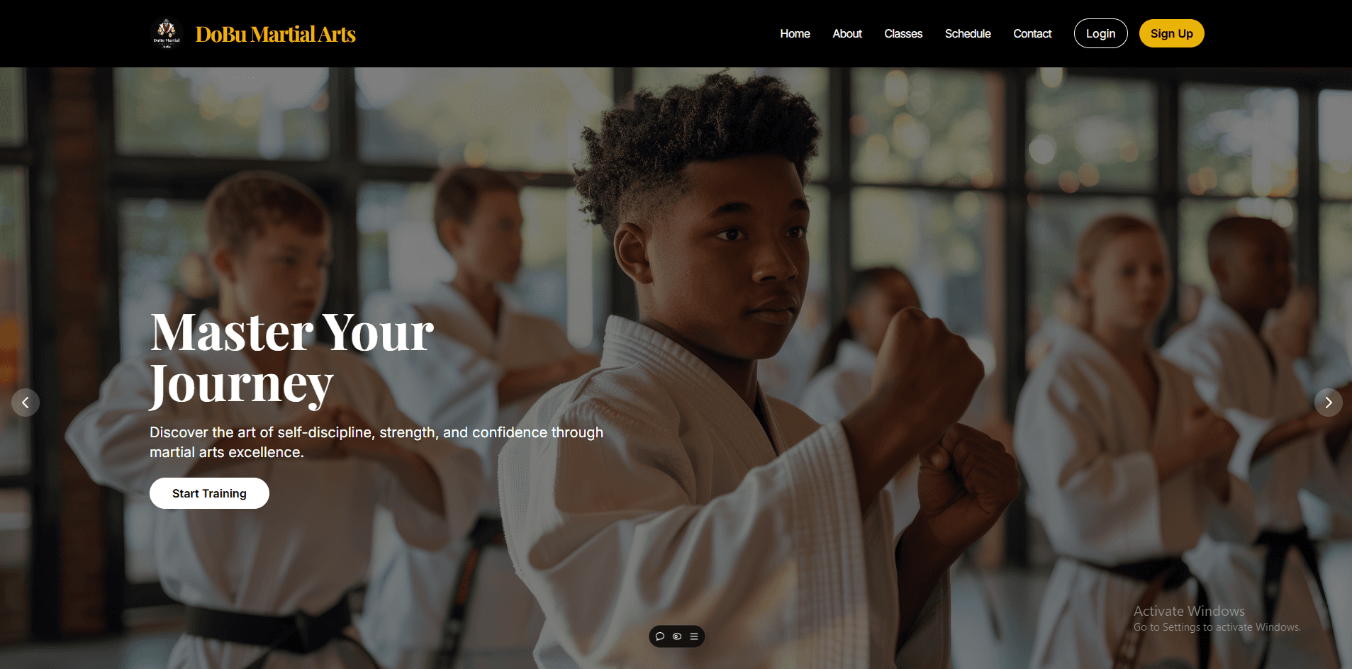 Screenshot of DoBu Martial Arts
